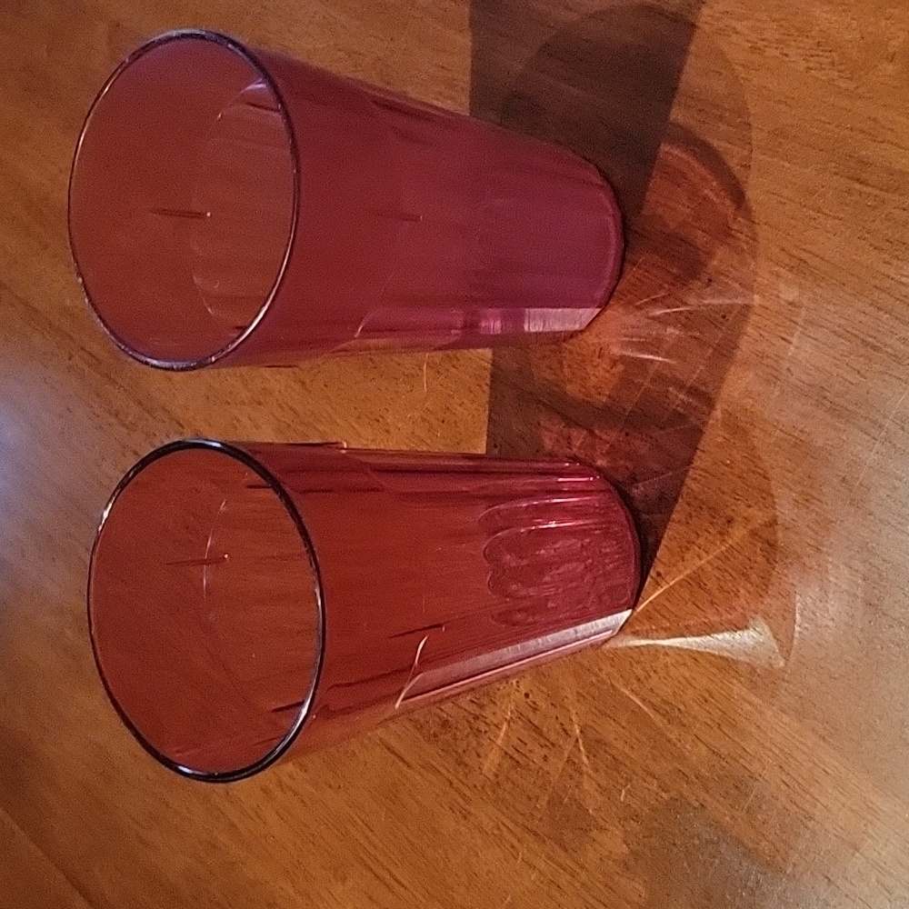2 vintage tumblers